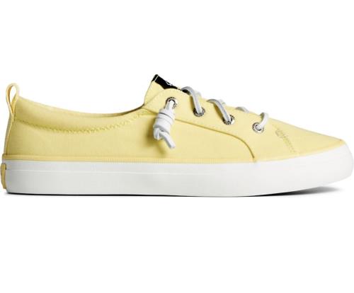 Sperry Crest Vibe SeaCycled™ Canvas Sneakers Yellow | XBC-978612