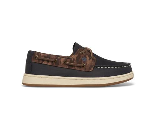 Sperry Cup II Boat Shoes Brown / Navy | NRX-574012